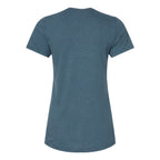 Gildan Women's Softstyle® CVC T-Shirt - Steel Blue - Back
