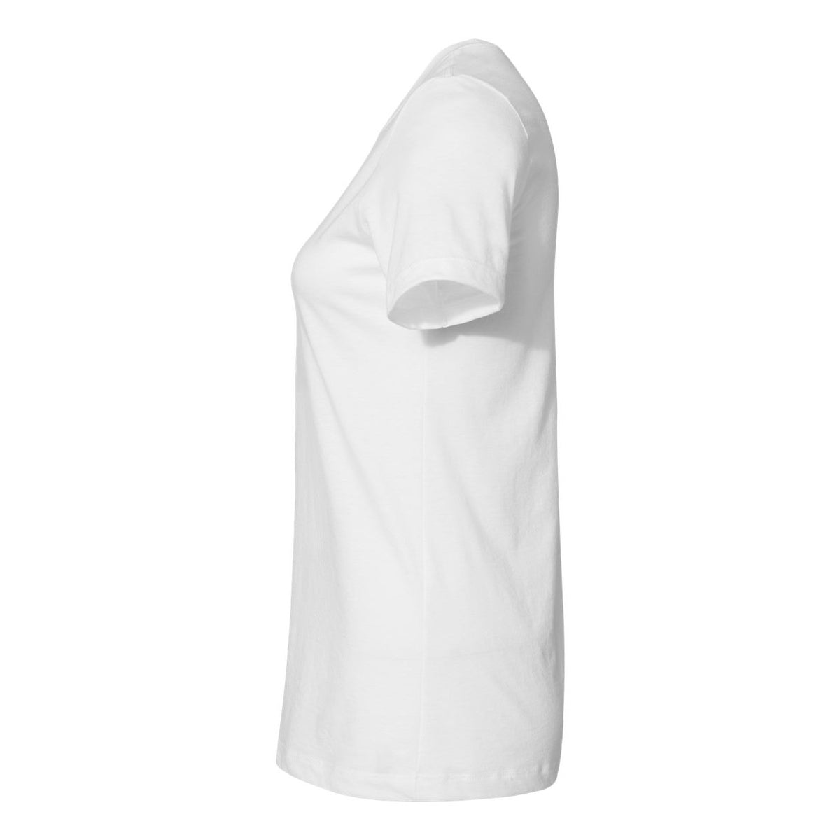 Gildan Women's Softstyle® CVC T-Shirt - White - Direct Side