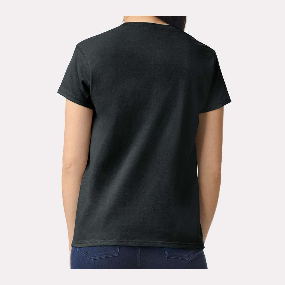 Gildan Women's Ultra Cotton® T-Shirt - Black - On Model Back