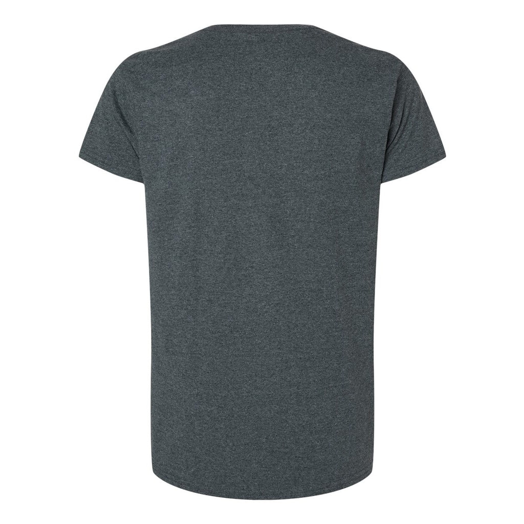 Gildan Women's Ultra Cotton® T-Shirt - Dark Heather - Back