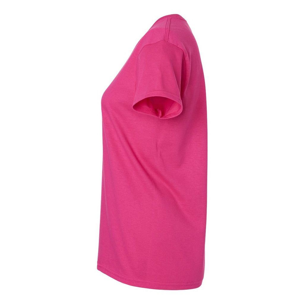 Gildan Women's Ultra Cotton® T-Shirt - Heliconia - Direct Side