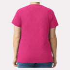 Gildan Women's Ultra Cotton® T-Shirt - Heliconia - On Model Back
