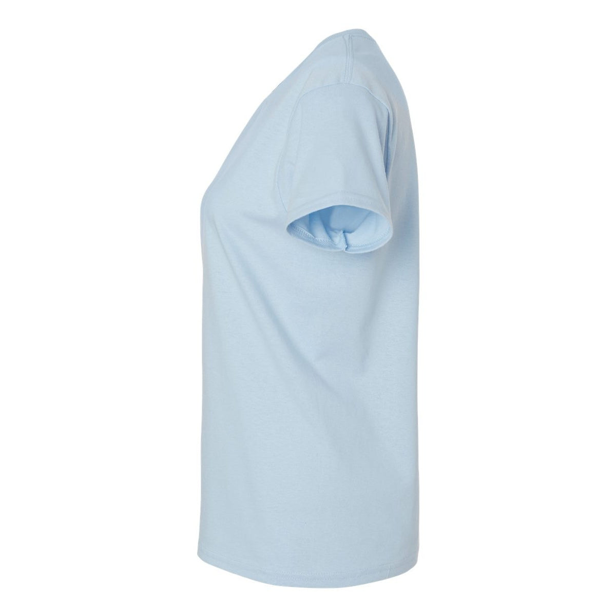 Gildan Women's Ultra Cotton® T-Shirt - Light Blue - Direct Side