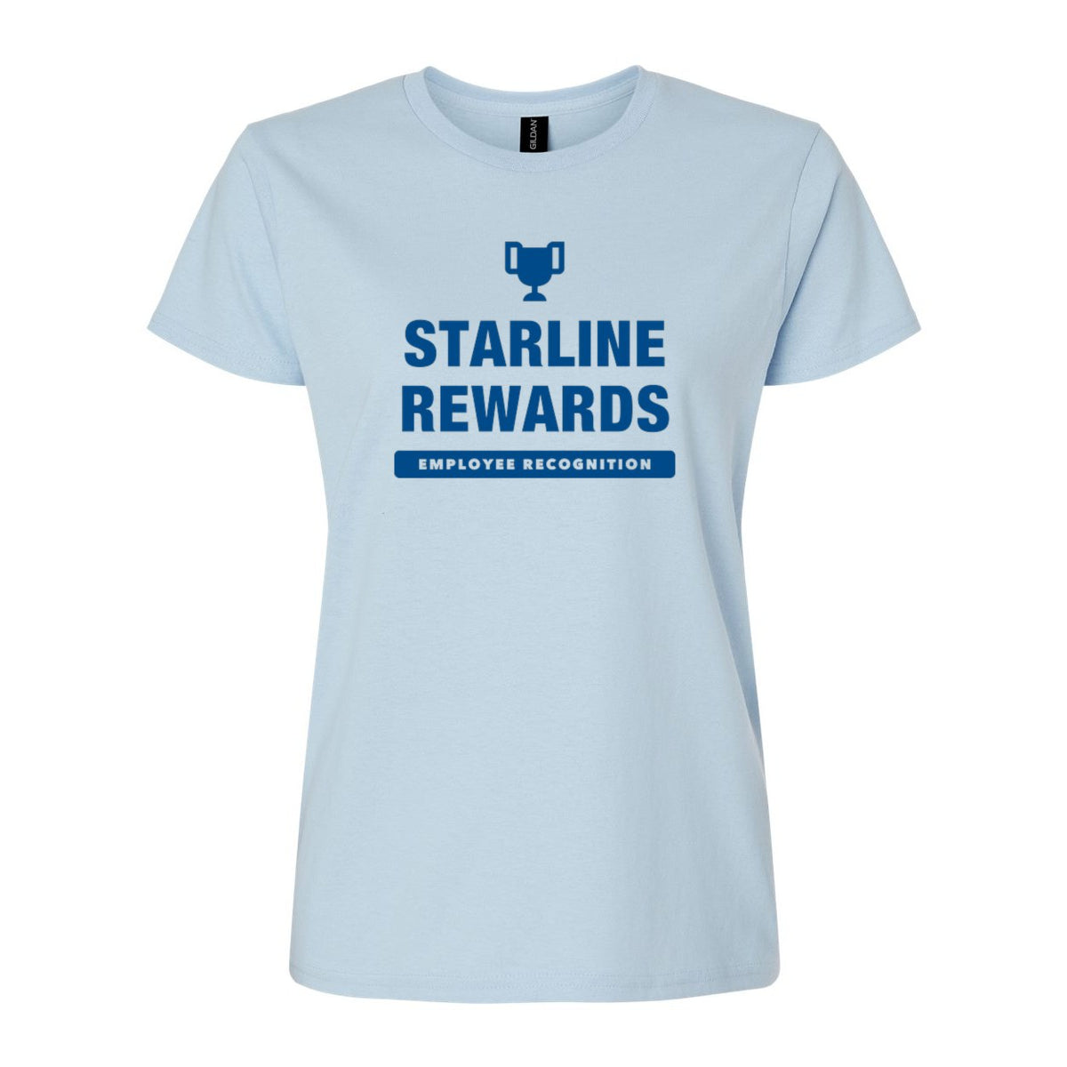 Gildan Women's Ultra Cotton® T-Shirt - Light Blue - Front