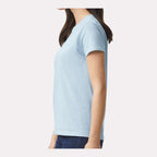 Gildan Women's Ultra Cotton® T-Shirt - Light Blue - On Model Side