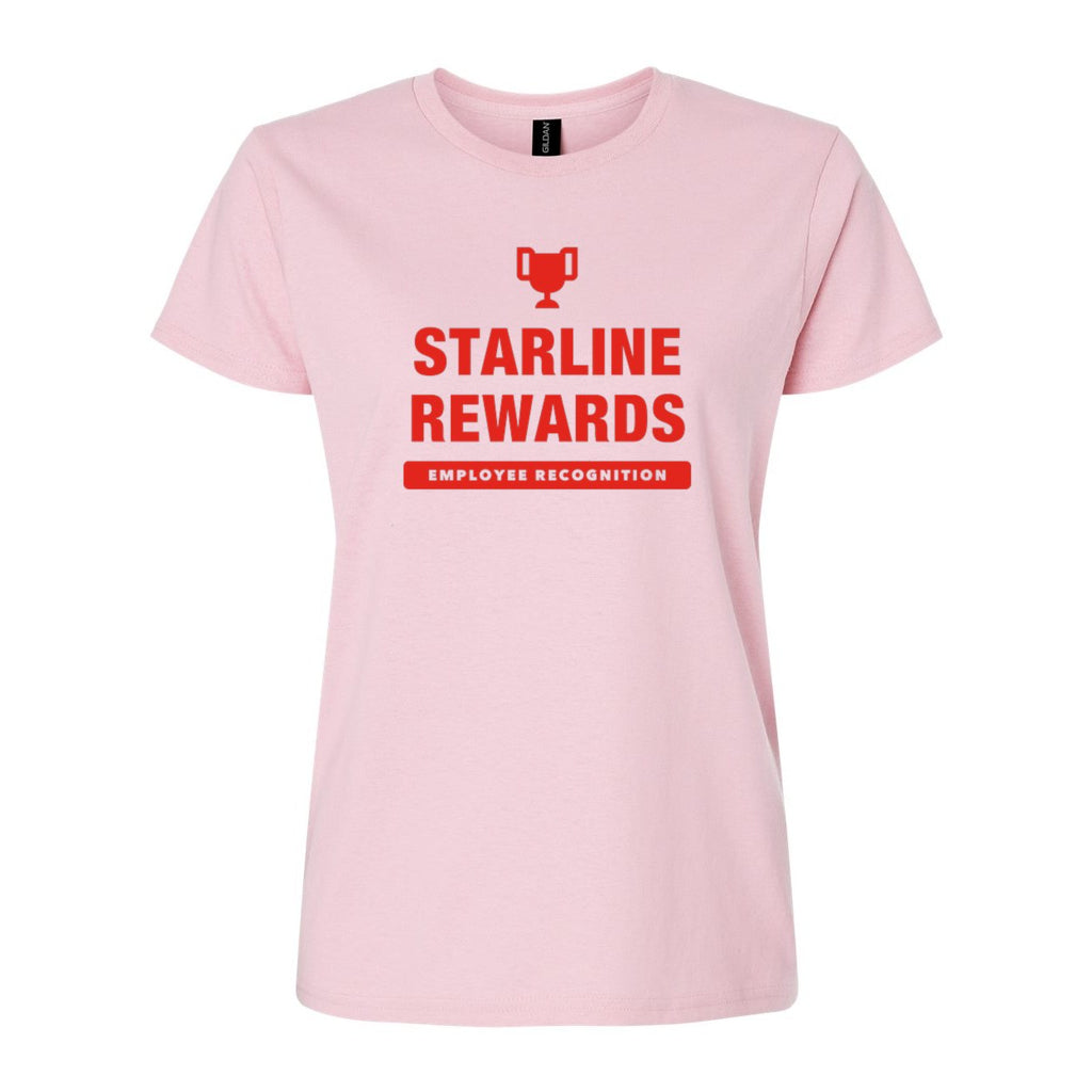 Gildan Women's Ultra Cotton® T-Shirt - Light Pink - Front
