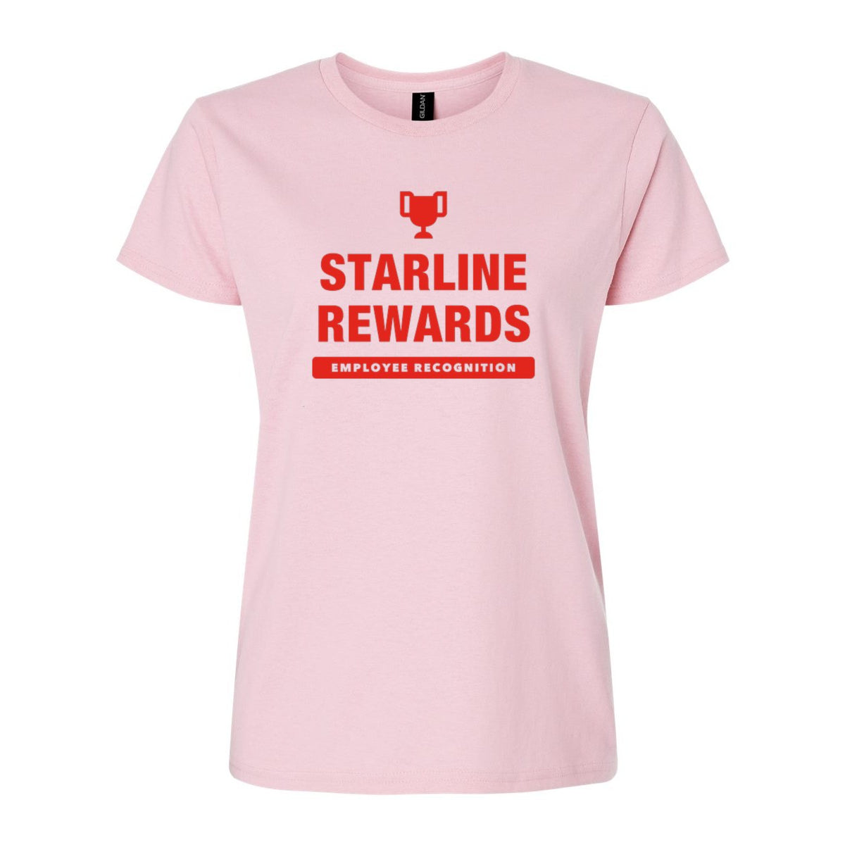 Gildan Women's Ultra Cotton® T-Shirt - Light Pink - Front