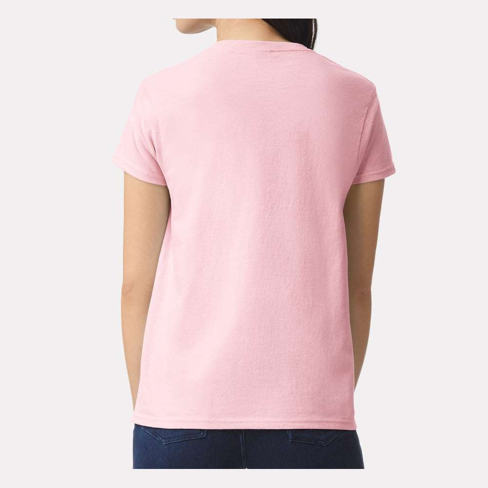 Gildan Women's Ultra Cotton® T-Shirt - Light Pink - On Model Back