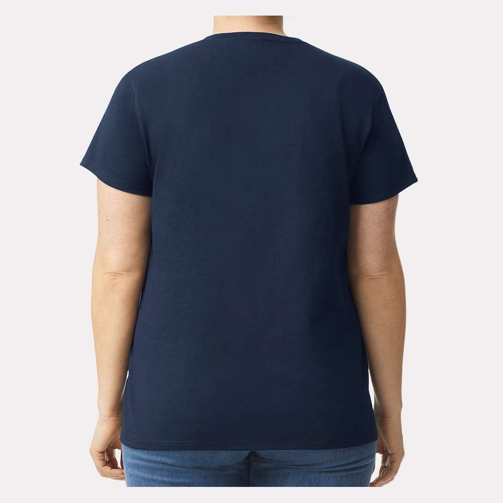 Gildan Women's Ultra Cotton® T-Shirt - Navy - On Model Back