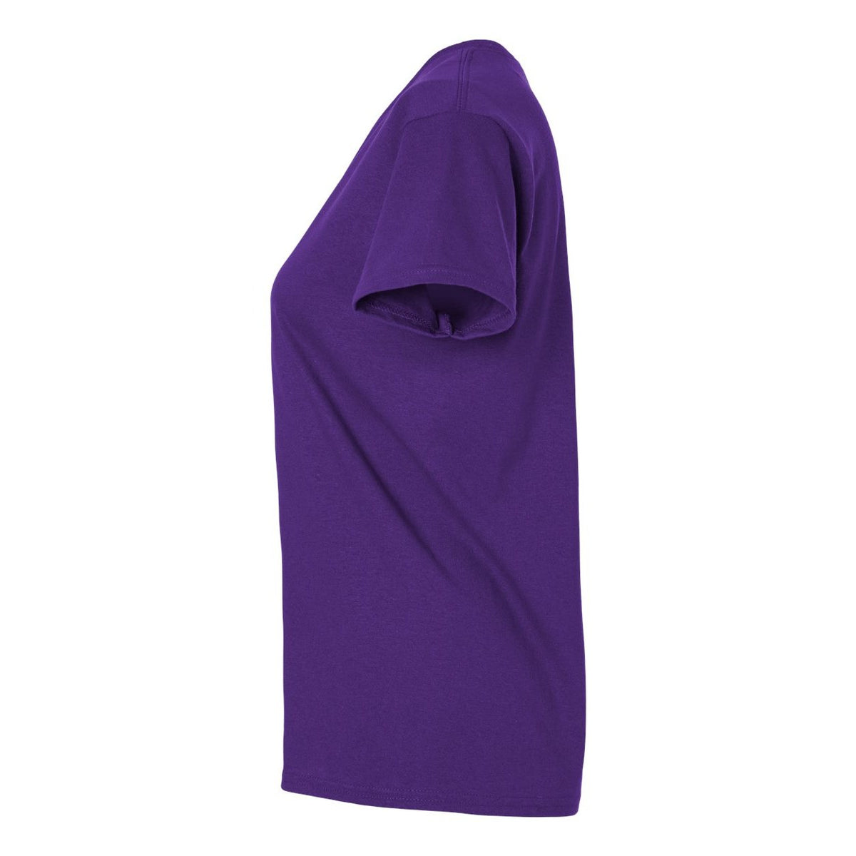 Gildan Women's Ultra Cotton® T-Shirt - Purple - Direct Side