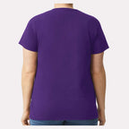 Gildan Women's Ultra Cotton® T-Shirt - Purple - On Model Back