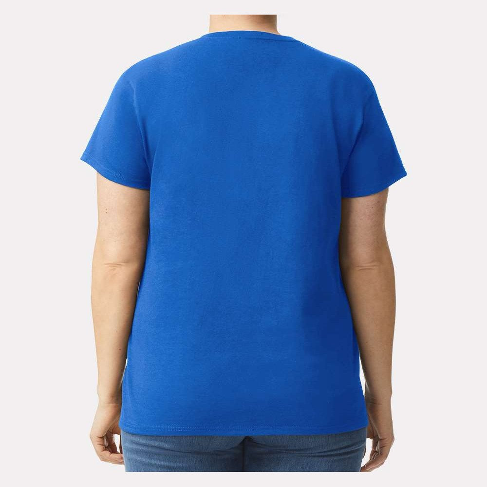 Gildan Women's Ultra Cotton® T-Shirt - Royal - On Model Back