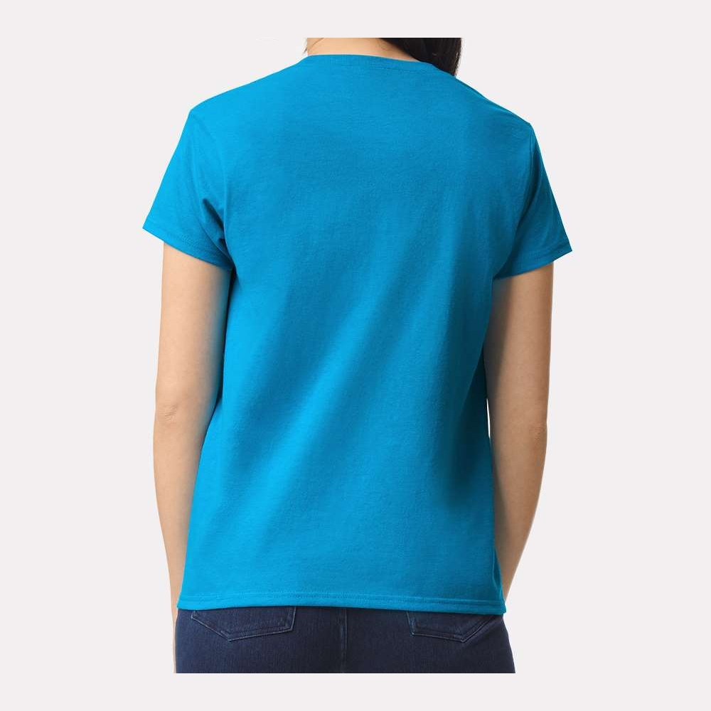 Gildan Women's Ultra Cotton® T-Shirt - Sapphire - On Model Back