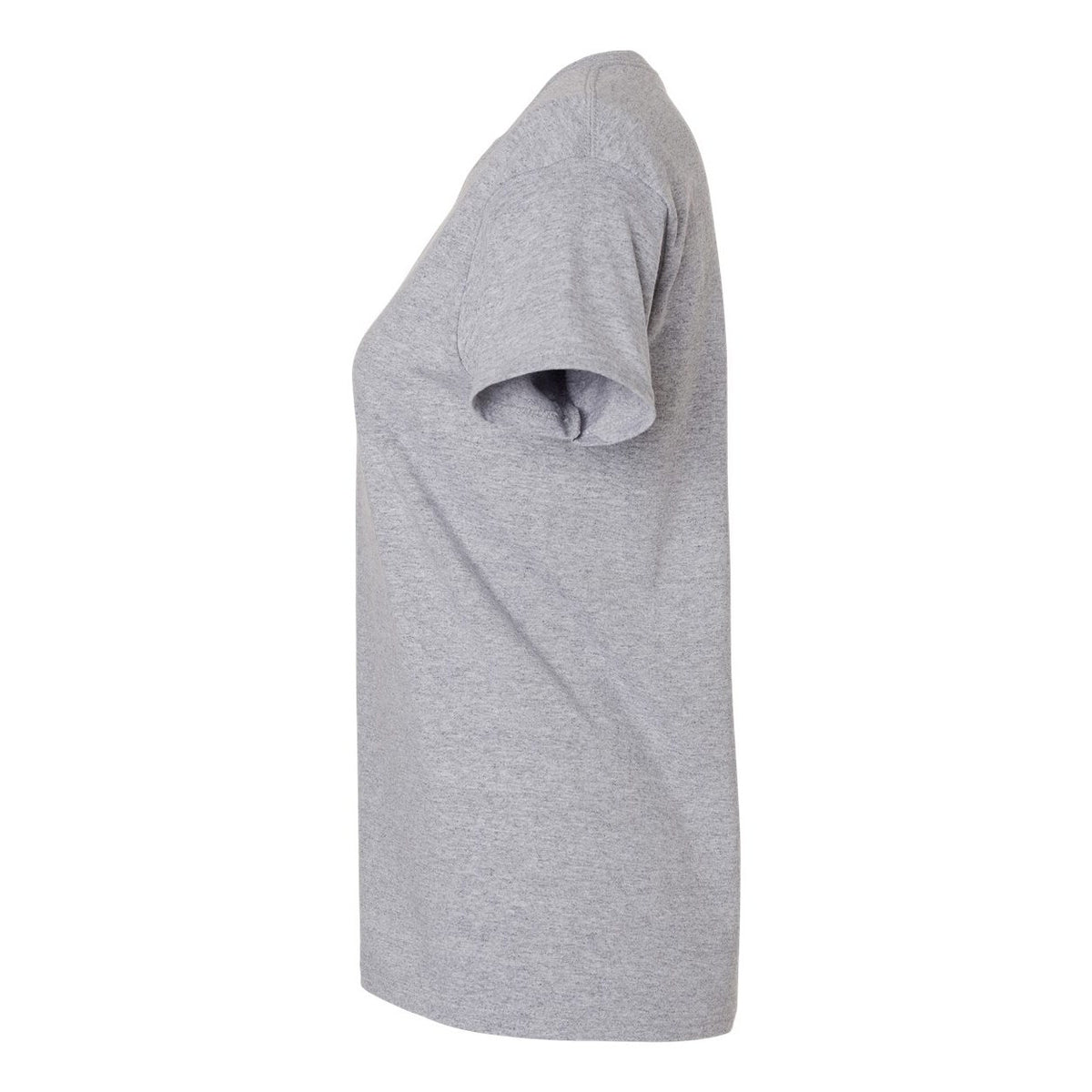 Gildan Women's Ultra Cotton® T-Shirt - Sport Grey - Direct Side