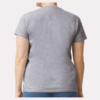 Gildan Women's Ultra Cotton® T-Shirt - Sport Grey - On Model Back