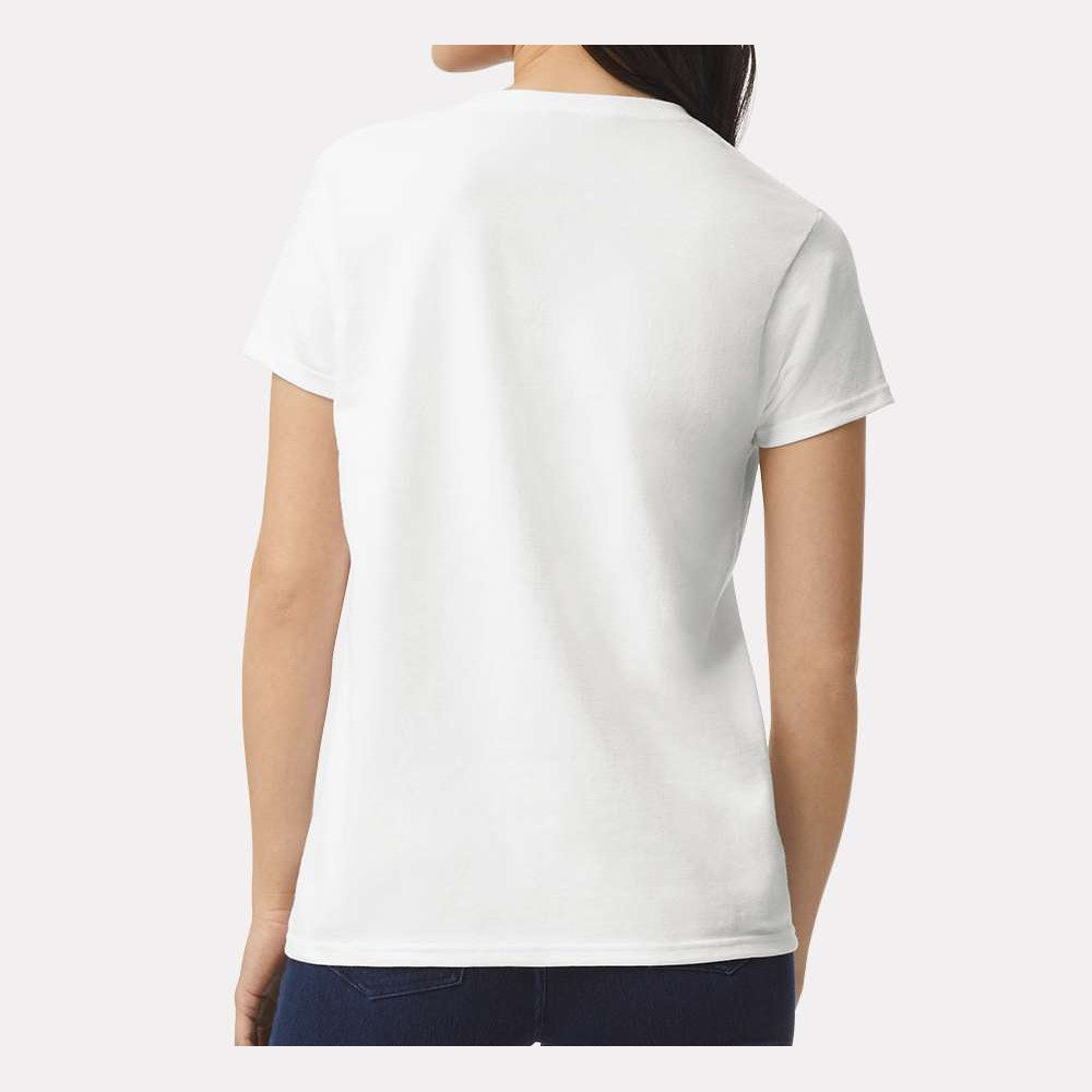 Gildan Women's Ultra Cotton® T-Shirt - White - On Model Back