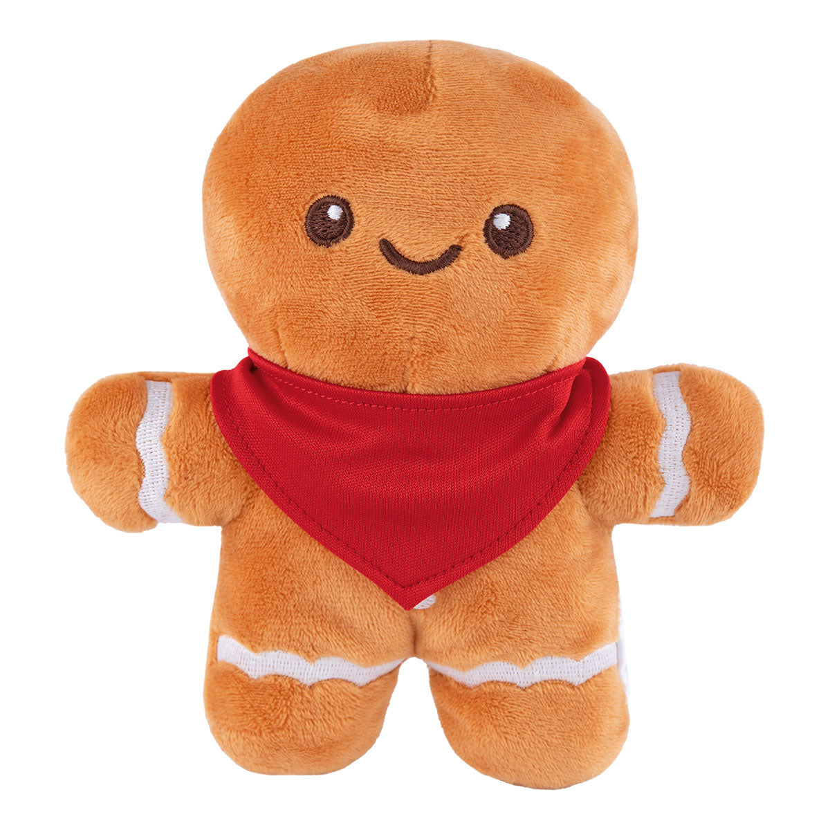 Gingerbread Man Plush Toy, 6 Inch - Bandana_Blank