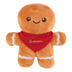 Gingerbread Man Plush Toy, 6 Inch - Bandana_Colorbrite