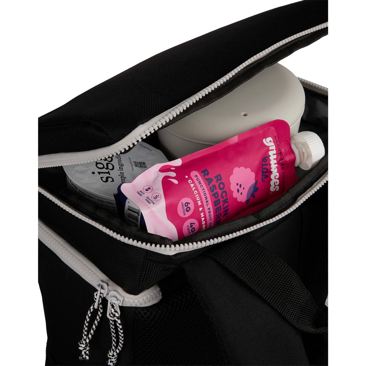Glacial Recycled Backpack Cooler, 15 L Embroidery - Black - Detail 2