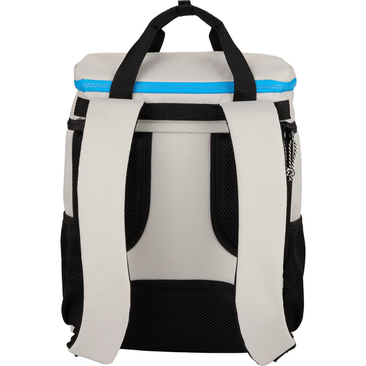 Glacial Recycled Backpack Cooler, 15 L Embroidery - Cream - Back