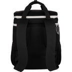 Glacial Recycled Backpack Cooler, 15 L Transfer - Black - Back