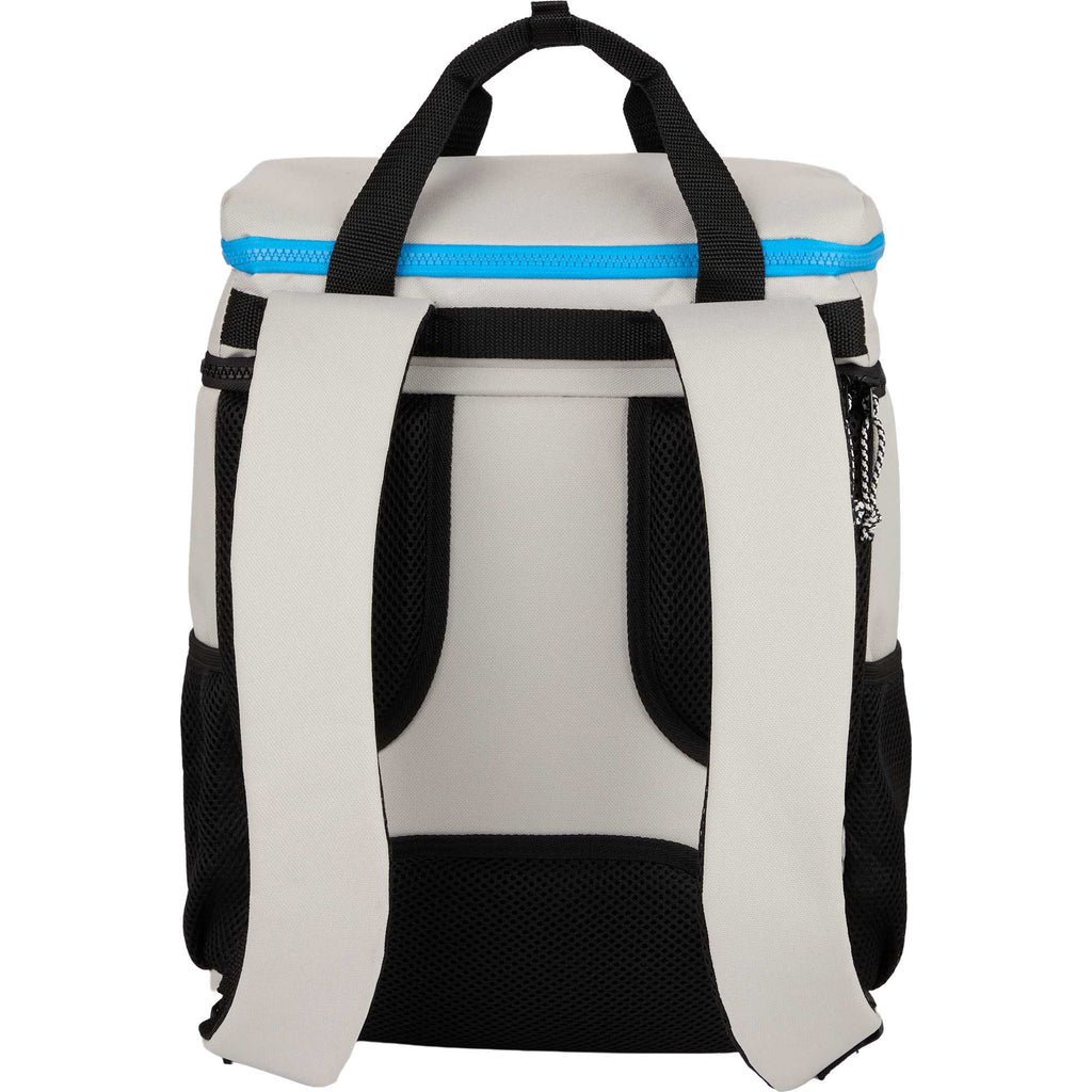 Glacial Recycled Backpack Cooler, 15 L Transfer - Cream - Back