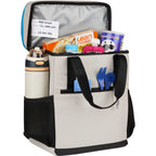 Glacial Recycled Backpack Cooler, 15 L Transfer - Cream - Propped