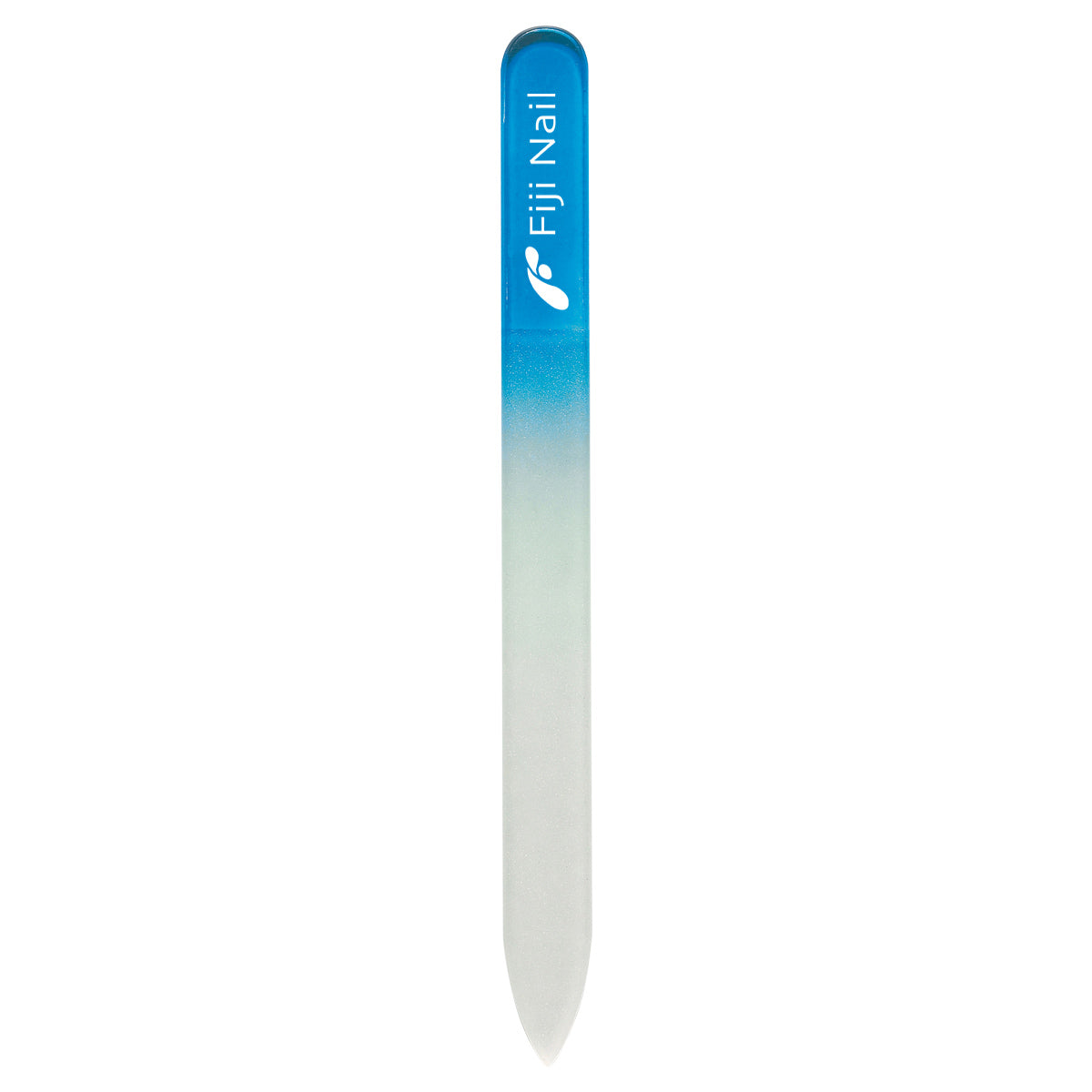 Glass Nail File in a Sleeve - Blue - Silk Screen