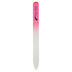 Glass Nail File in a Sleeve - Pink - Silk Screen