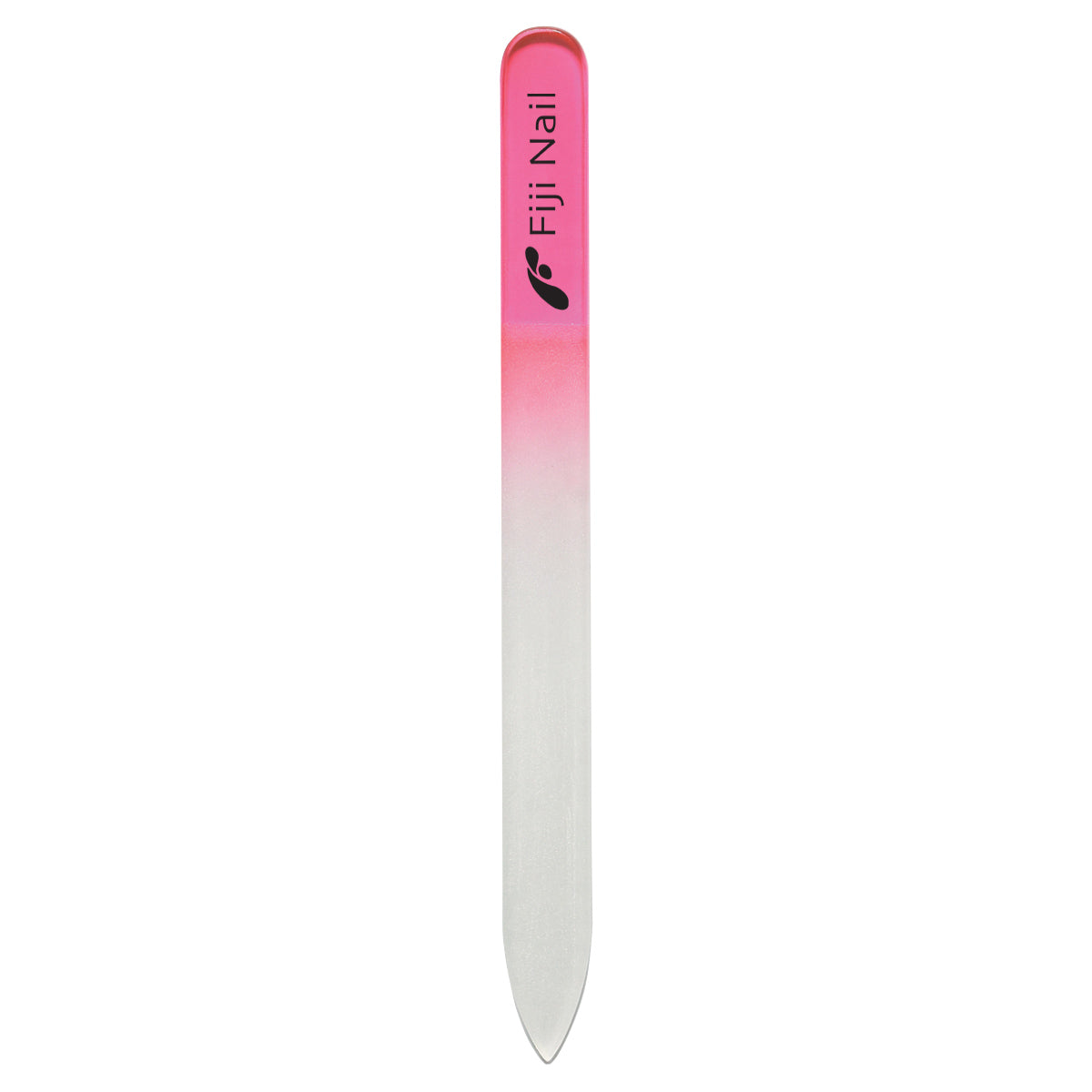 Glass Nail File in a Sleeve - Pink - Silk Screen
