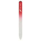Glass Nail File in a Sleeve - Red - Silk Screen