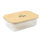 Glass Storage Container with Bamboo Lid, 2 Cups - Bamboo - View 1