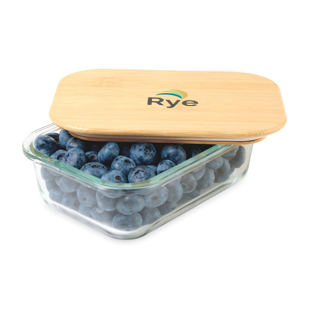 Glass Storage Container with Bamboo Lid, 2 Cups - Bamboo - View 2