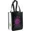 Gloss Laminated Gift Tote, 12 x 9 Inches - Black - Right Angle