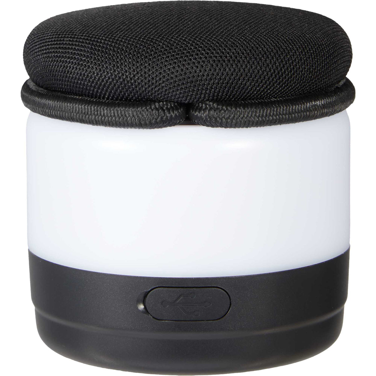 Glow Jam Fabric Party Speaker with RGB Lights - Black - Back 2