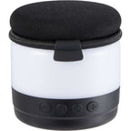 Glow Jam Fabric Party Speaker with RGB Lights - Black - Back 3