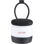 Glow Jam Fabric Party Speaker with RGB Lights - Black - Front 2