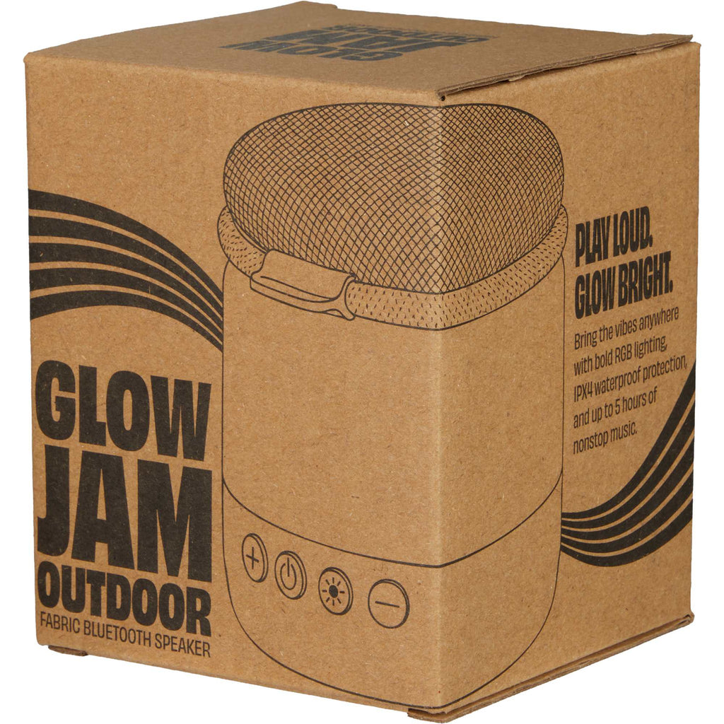 Glow Jam Fabric Party Speaker with RGB Lights - Black - Packaging 2