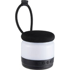 Glow Jam Fabric Party Speaker with RGB Lights - Black - Right Angle