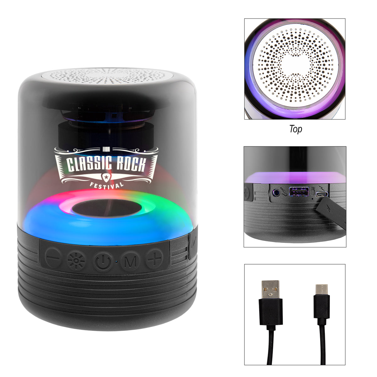 Glow Up Light-Up Wireless Speaker