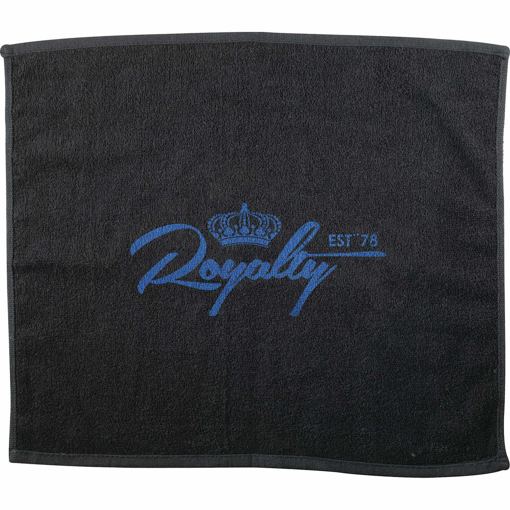 Go-Go Cotton Canvas Rally Towel - Black - Front