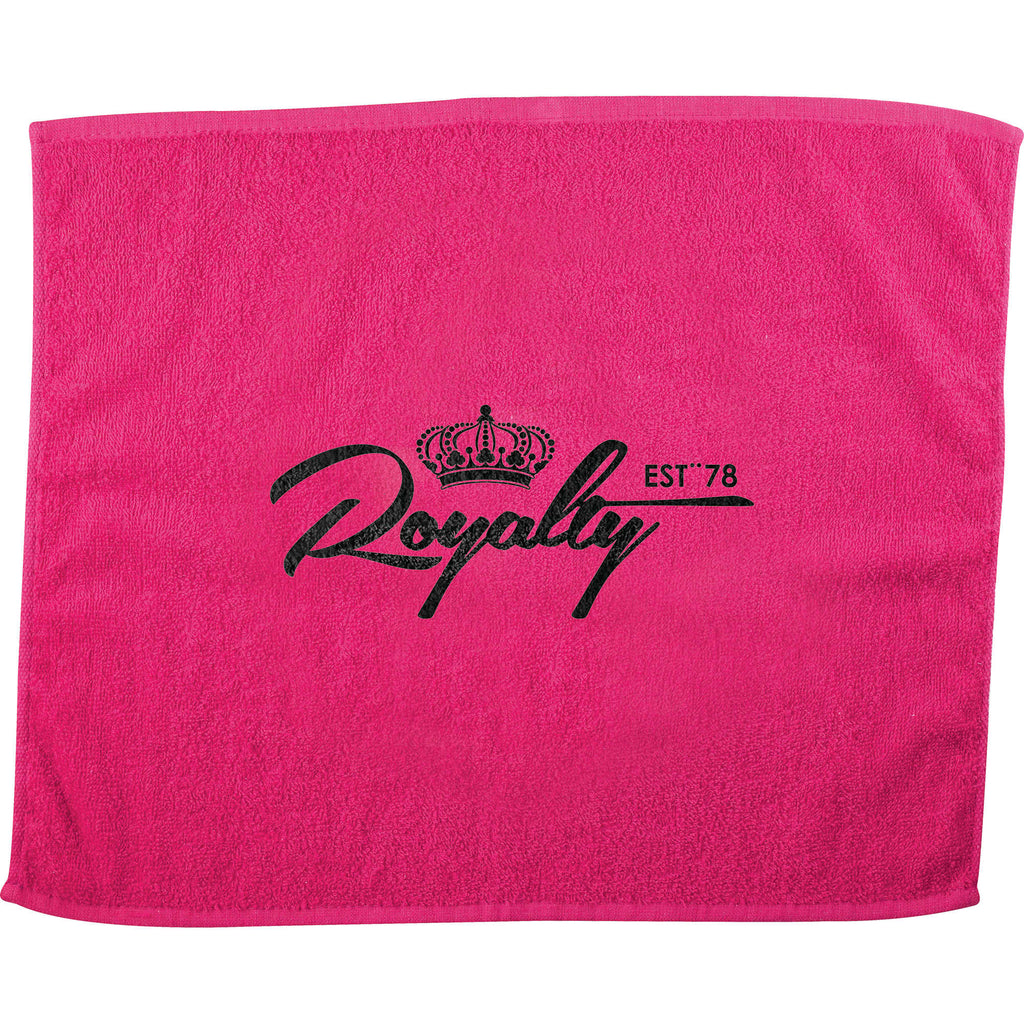 Go-Go Cotton Canvas Rally Towel - Pink - Front
