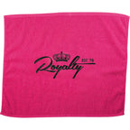 Go-Go Cotton Canvas Rally Towel - Pink - Front