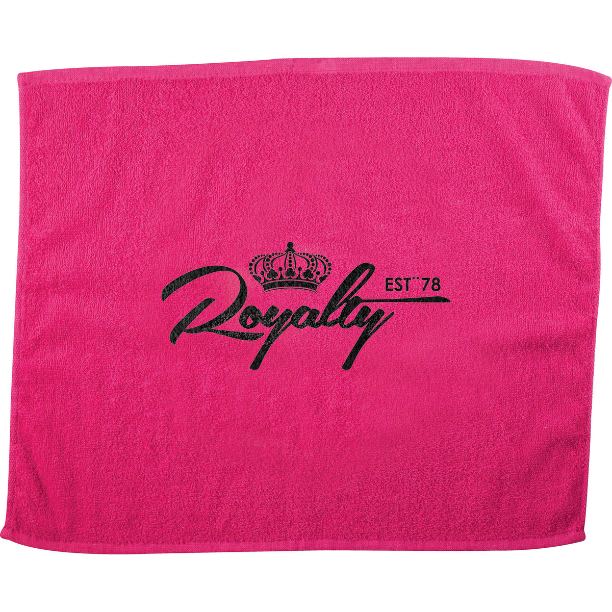 Go-Go Cotton Canvas Rally Towel - Pink - Front