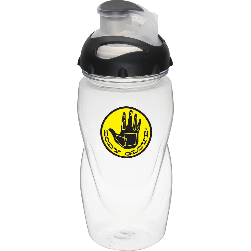 Gobi Tapered Sports Bottle, 17 oz - Clear - Front