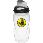 Gobi Tapered Sports Bottle, 17 oz - Clear - Front
