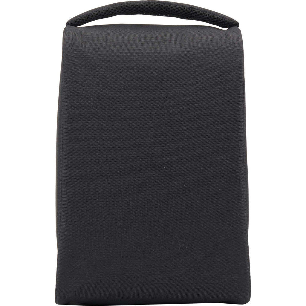 Golf and Travel Shoe Bag in Recycled Polyester Embroidery - Graphite - Back