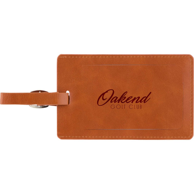 Golf Bag Tag with Tee Holder