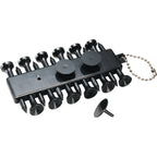 Golf Buddy Kit with 12 Tees and Ball Markers - Black - Photo 2