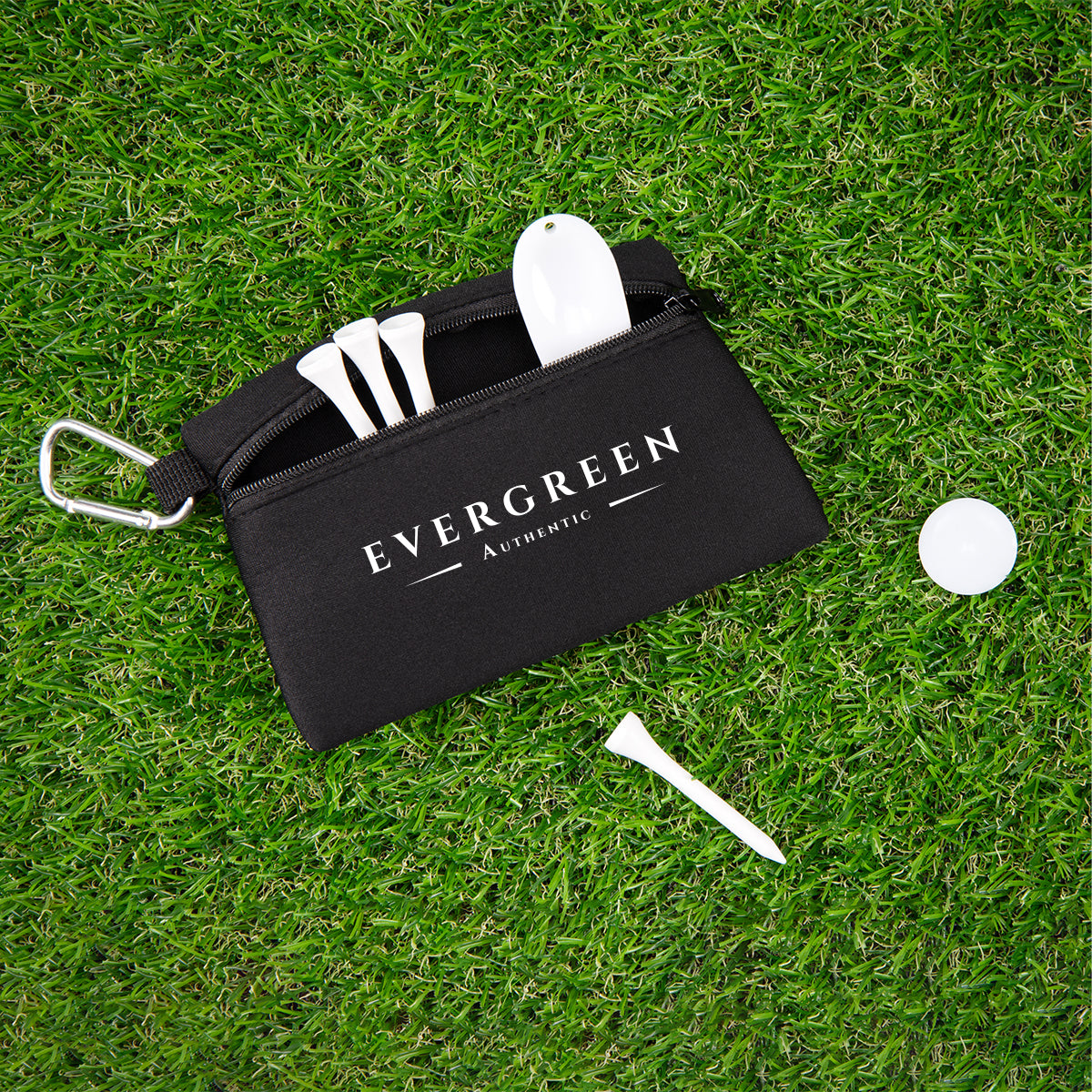Golf Kit, Tee Time - Black with White - Lifestyle_Silkscreen